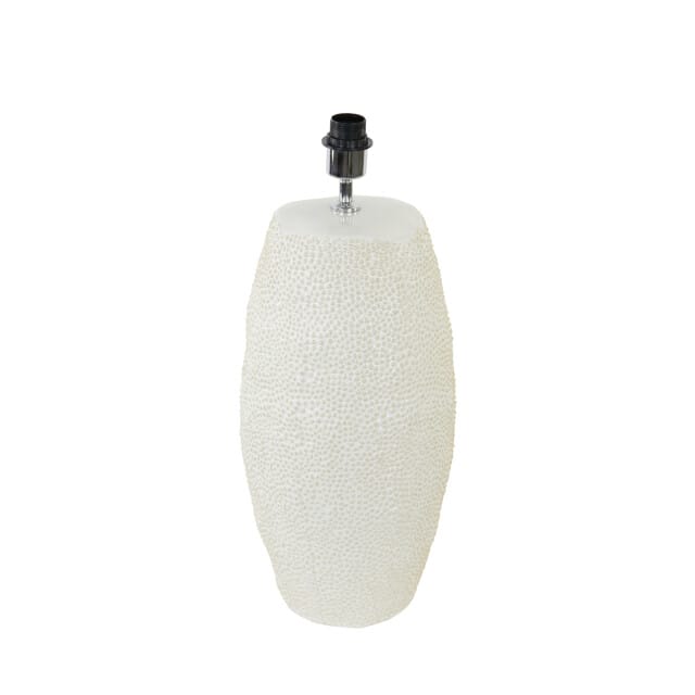 Light & Living Tafellamp Kyara Keramiek, 59cm - Crème (excl. kap)