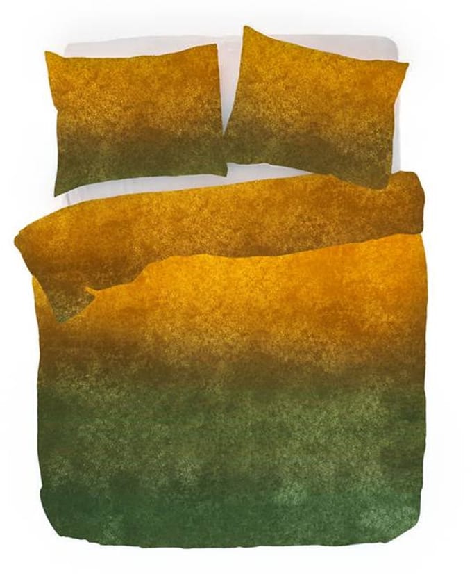 Kayori Gassho Dekbedovertrek - Extra breed - 260x200/220 cm - Oranje