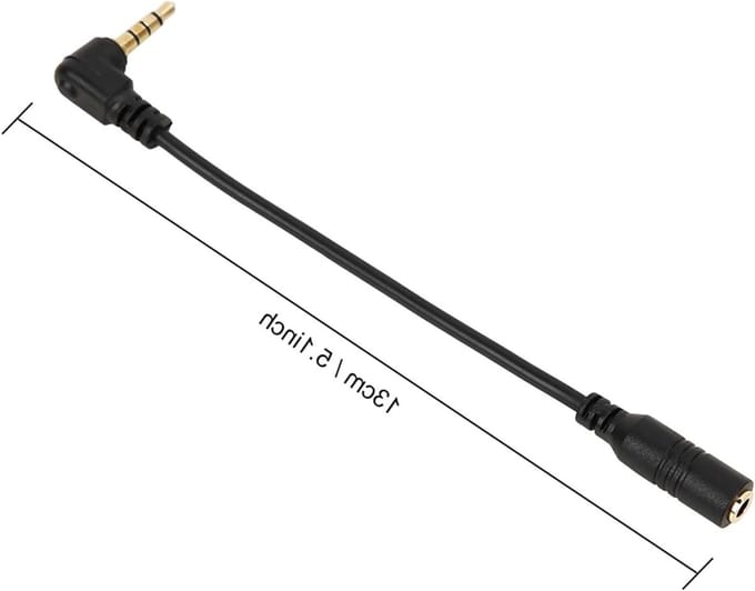 3.5mm TRS naar TRRS Adapterkabel voor Hoofdtelefoon - Connector voor Audioapparatuur en Geluidsystemen