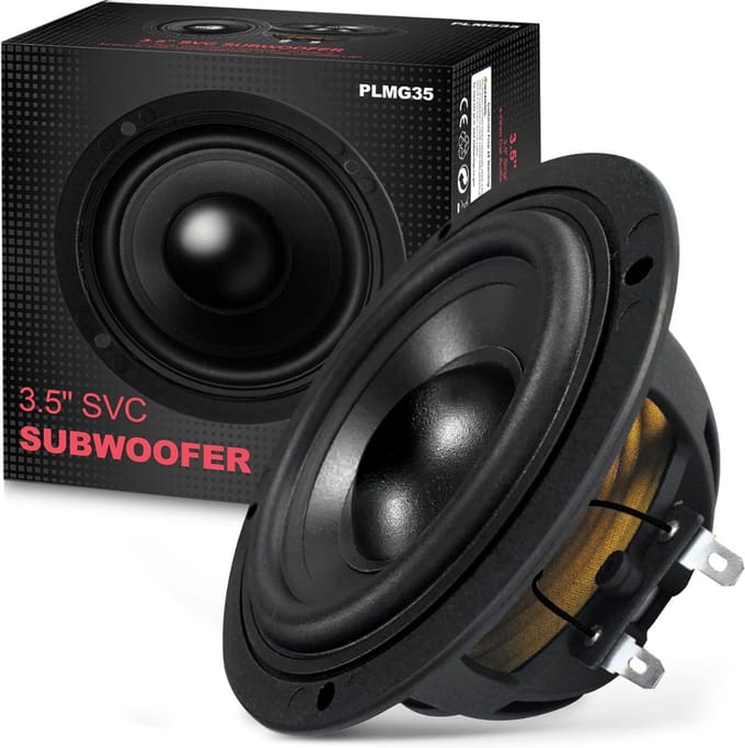 Lexium Subwoofer Auto - Subwoofer met Versterker - Actieve Subwoofer - Basreflexbehuizing