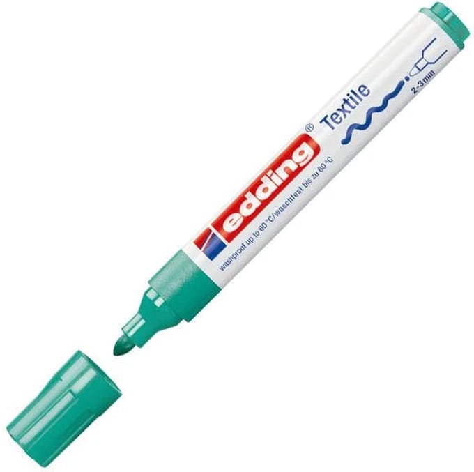 Textielmarker edding 4500 rond 2-3mm vaalgroen | 10 stuks