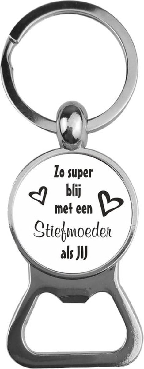 Bieropener Glas - Zo Super Blij Met Een Stiefmoeder Als Jij