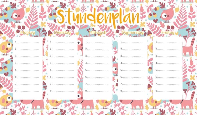 Wallvy - Magnetisch Lesrooster - Roze Dieren - 30x17,5cm