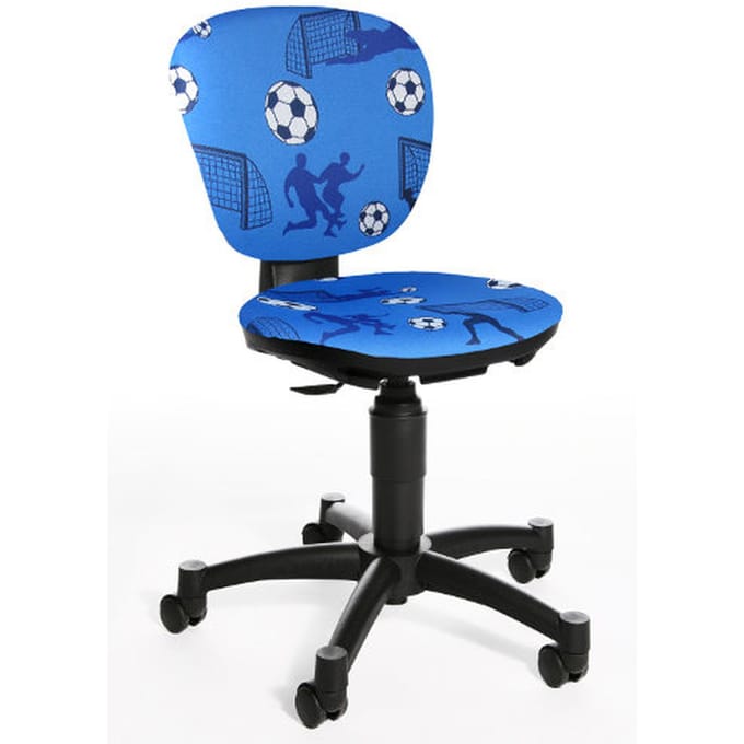 MAXX KID - Kinder bureaustoel Blauw Stof