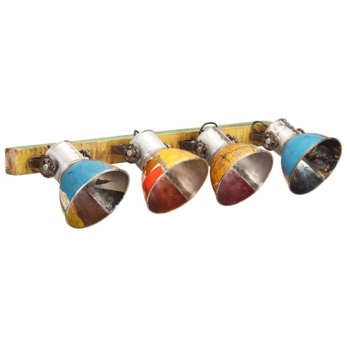 vidaXL Wandlamp industrieel E27 90x25 cm meerkleurig