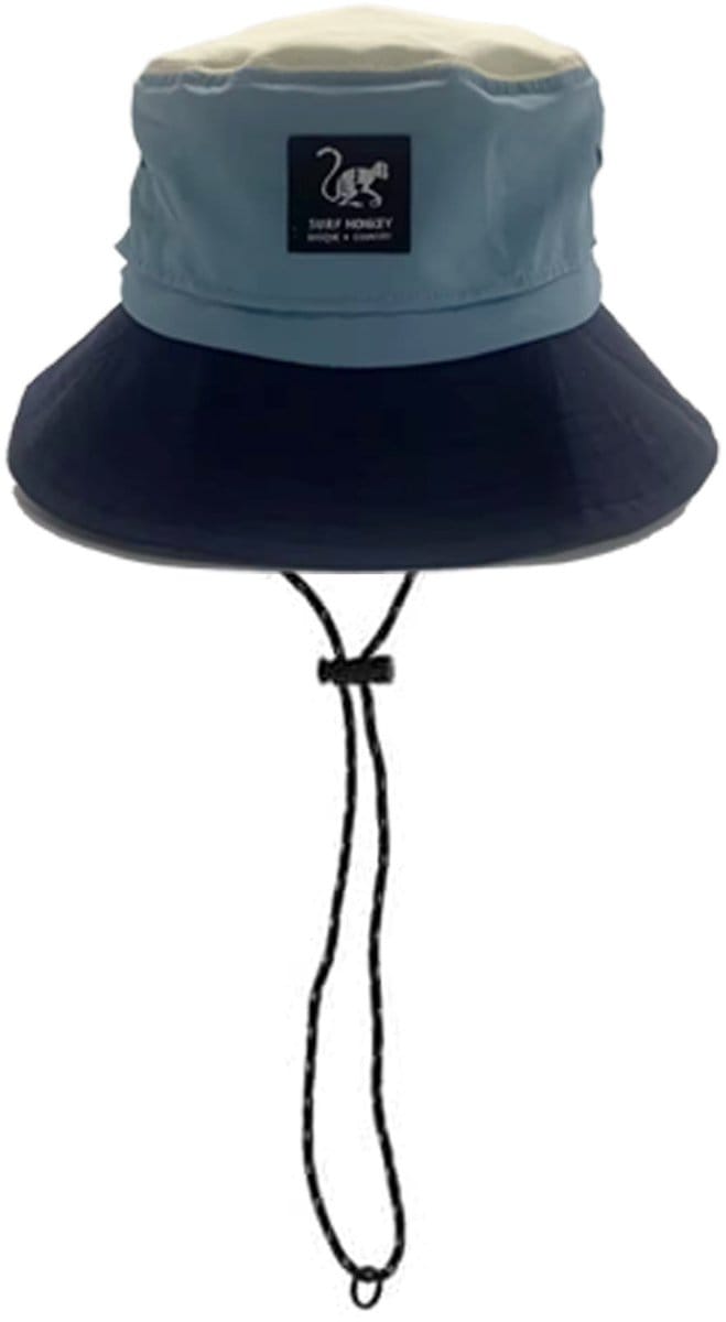 Waterdichte booniehoed voor heren/dames - One size - Opvouwbaar (blauw)