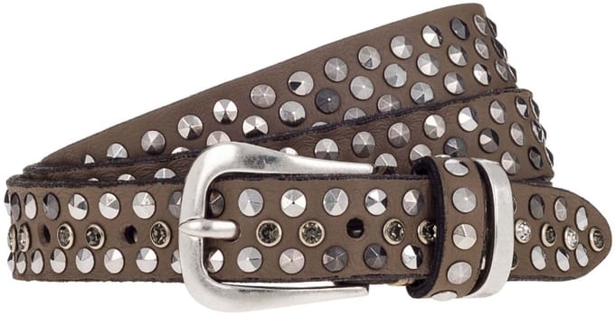 b.belt Leren Riem Roana Belt W70 Taupe