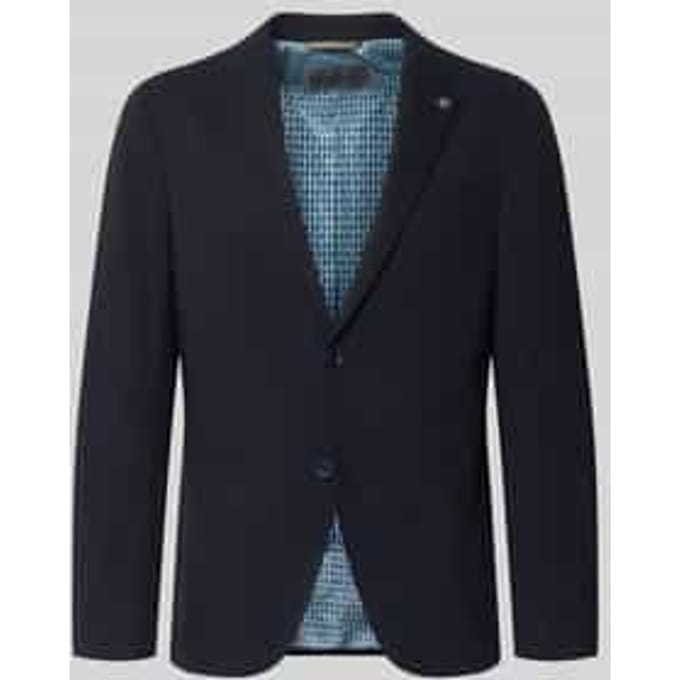 modern fit colbert met paspelzak op de borst