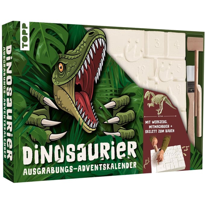 Adventskalender "Dinosaurier - Ausgrabungs-Spaß!"