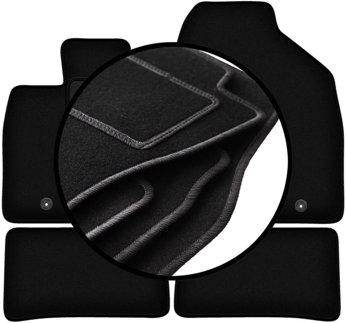 Complete set veloursmatten voor: Lexus CT 200H hatchback (2010-2020)