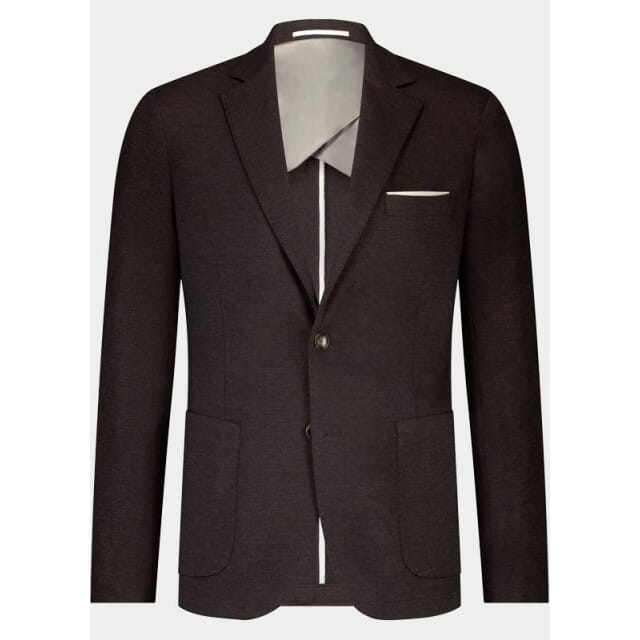 Bos Bright Blue Colbert mylo jersey jacket drop 8 253038my69bo/870 dark brown