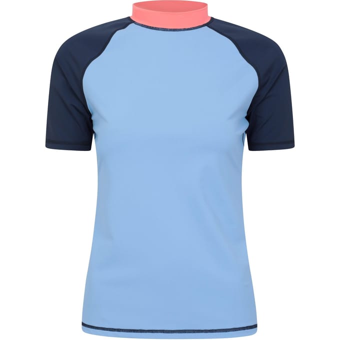 Mountain Warehouse Dames/Dames UV-beschermende Rash Guard (Lichtblauw)
