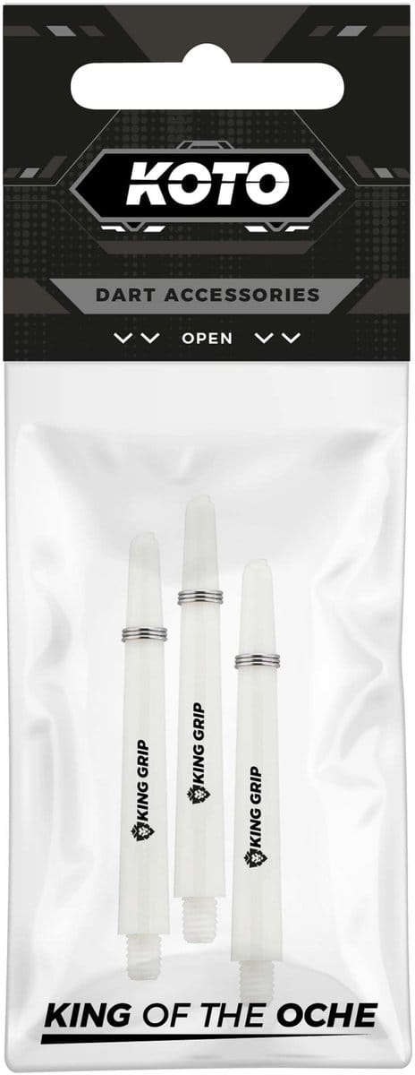 KOTO King Grip White - Dart Shafts Inbetween