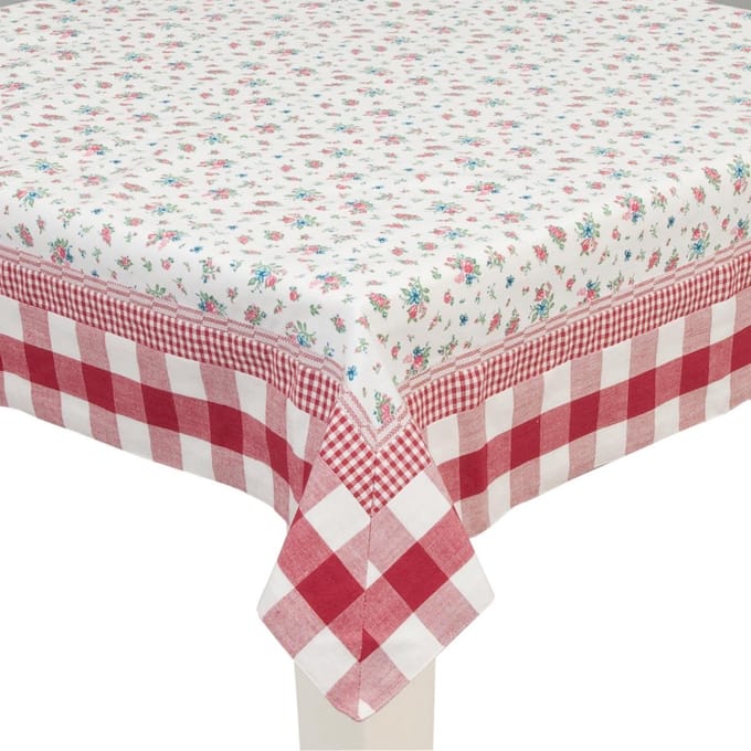 Katoenen 100 x 100 Tafelkleed rood - MFD01R lavendel