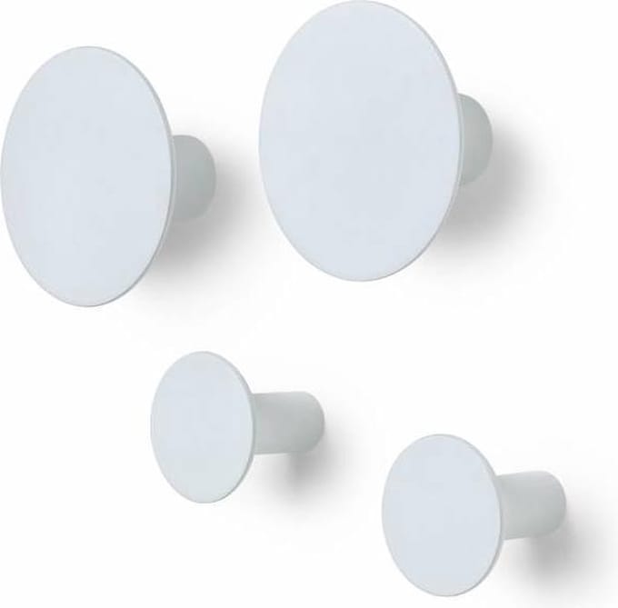 Blomus PONTO wandhaken lichtgrijs (set/4)