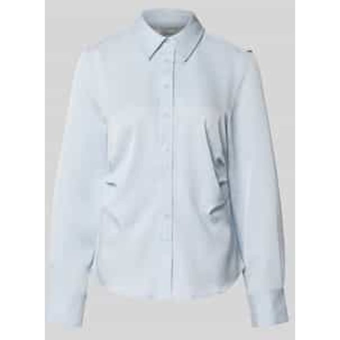 Regular fit blouse met lange mouwen met overhemdkraag