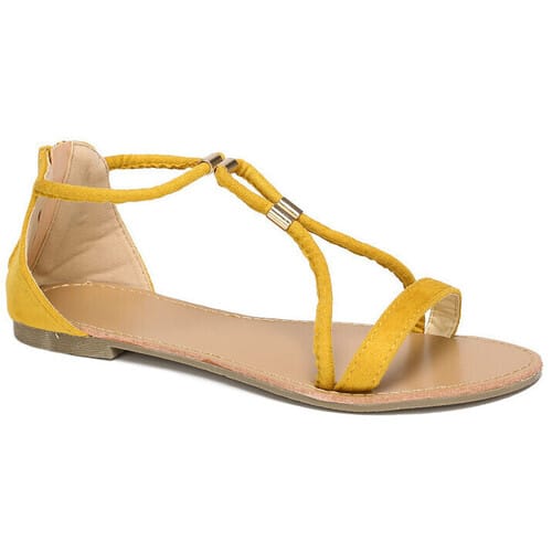 Platte sandalen La Modeuse 15255_P42058