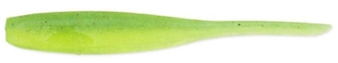 Keitech Shad Impact 3 (7,5 cm) Softbait - 10 stuks Lime Chartreuse 424T