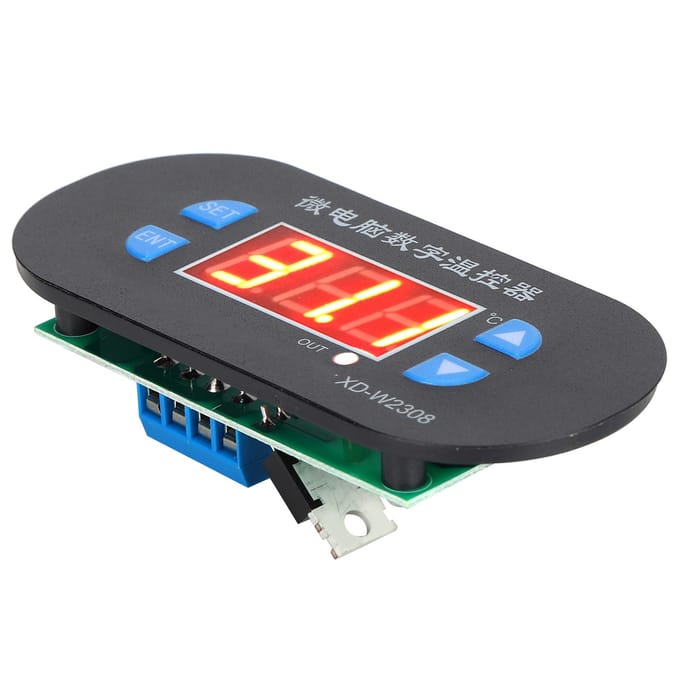 Incubator Digitale LED Temperatuurregelaar ?55?120 celsius Thermostaat 10A 1 Relais DC12V red