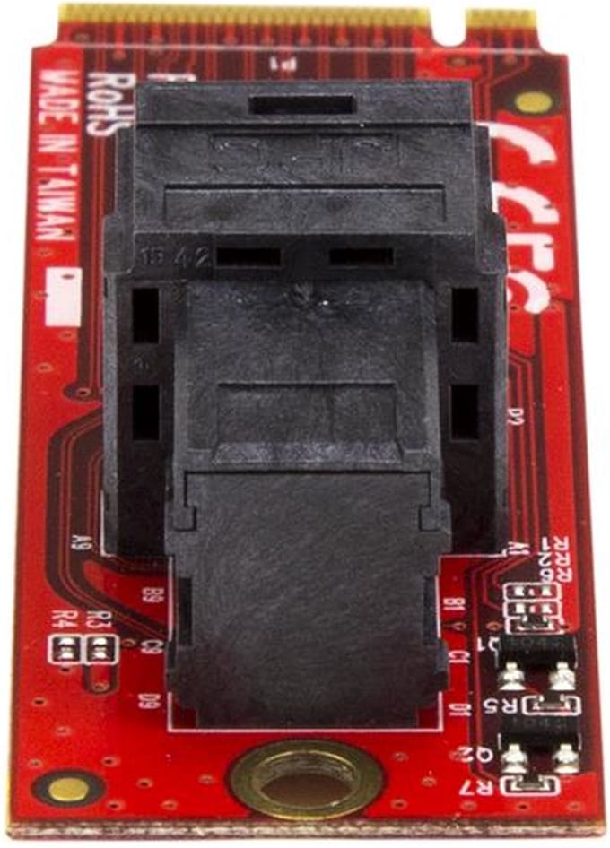 StarTech.com U.2 (SFF-8643) to M.2 PCI Express 3.0 x4 Host Adapter Card for 2.5" U.2 NVMe SSD - interfaceadapter - SAS - M.2 Card