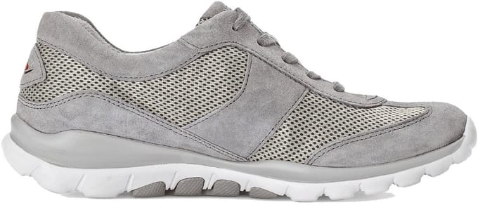 Gabor rollingsoft sensitive 86.966.39 - dames rollende wandelsneaker - Grijs - maat 35.5 (EU) 3 (UK)