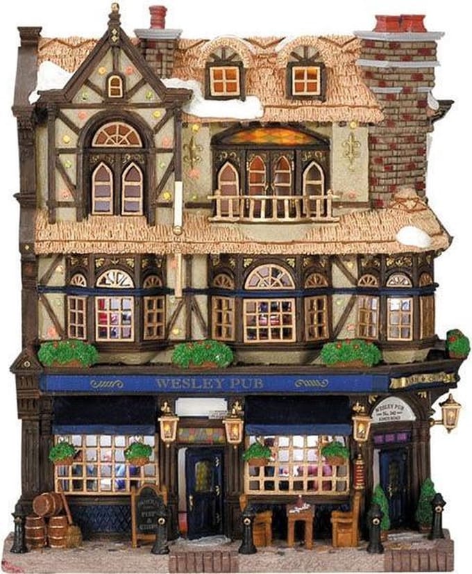 Lemax - Wesley Pub -  Battery-operated (4.5v)