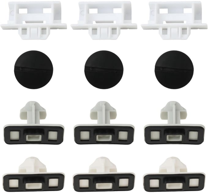 Dailygoods - 23 Stuks Auto Zijrok Behoud Clip Set