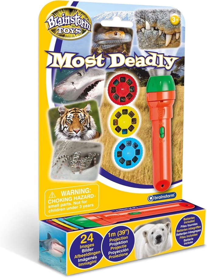 Brainstorm - Most Deadly Torch and Projector - zaklamp gevaarlijke dieren