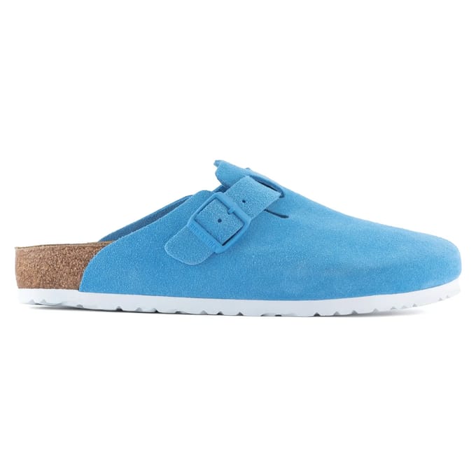 Suède klompen Birkenstock Boston