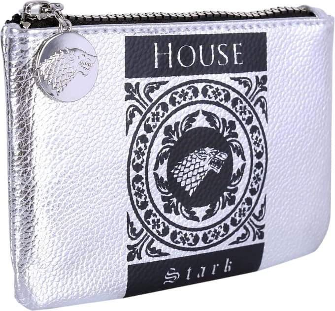 Zilveren toilettasje, portemonnee Game of Thrones