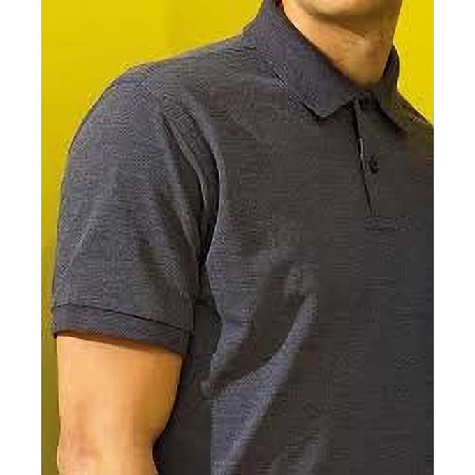 Asquith & Fox Heren Poloshirt met korte mouwen Prestatiemengsel (Houtskool)