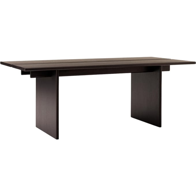 &Tradition Ita eettafel OS1 & OS2 - dark stained oak - Länge 200 cm