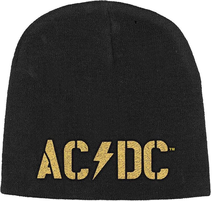AC/DC - PWR-UP Band Logo Beanie Muts - Zwart