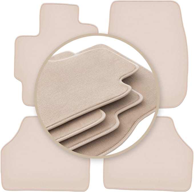 PREMIUM beige matten voor: Mazda Premacy I minivan 1999-2005