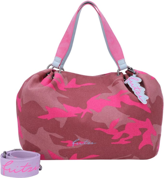 Fritzi aus Preußen Schoudertas Joshi01 Canvas Shopper Camo Pinky Roze