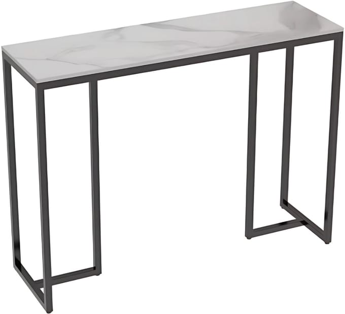 Consoletafel Superior - Haltafel - Wandtafel - Sidetable - 100cm - Marmer look