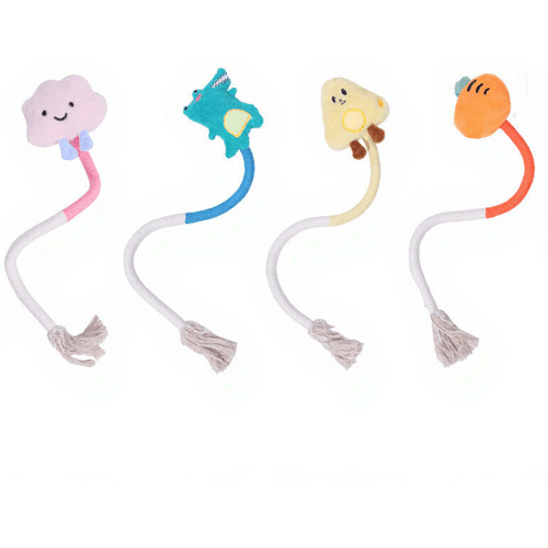 Meowmagic Kauwtouw Speelgoed voor Katten 4 Stuks