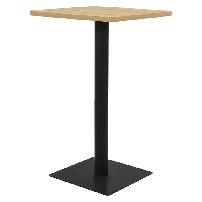 vidaXL Bistrotafel 78,5x78,5x107 cm eikenkleurig