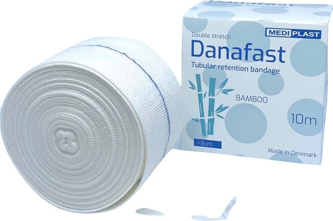 Danafast Bamboe Buisverband Double stretch >8cm benen, armen en dijen