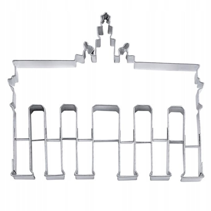 Koekjesvorm Brandenburger Tor RVS 10,5 cm - Unieke bakvorm