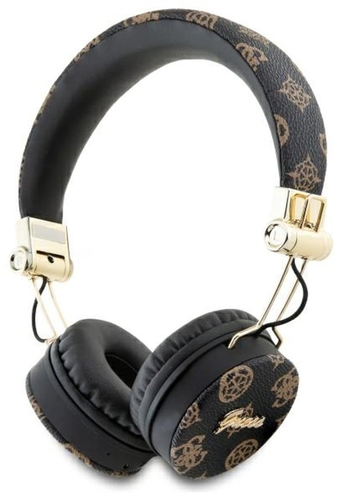 Guess Peony Script - Bluetooth Over-ear Koptelefoon - ENC - Zwart