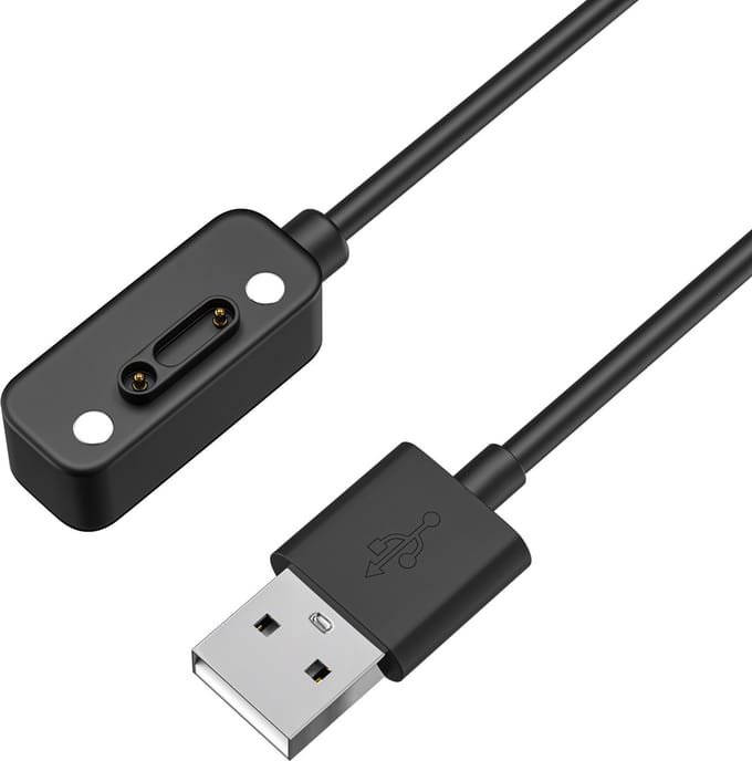 Compatibel met Xplora X6 Play connected horloge. 1 kabellengte Zwart lengte 1 m