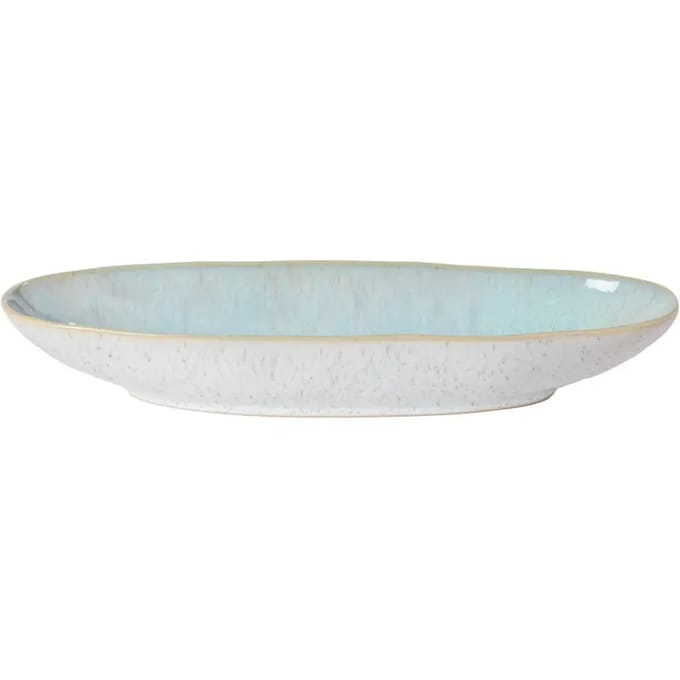 Costa Nova - servies - ovale schaal 33 cm - Eivissa zeeblauw - aardewerk - H 4,7 cm