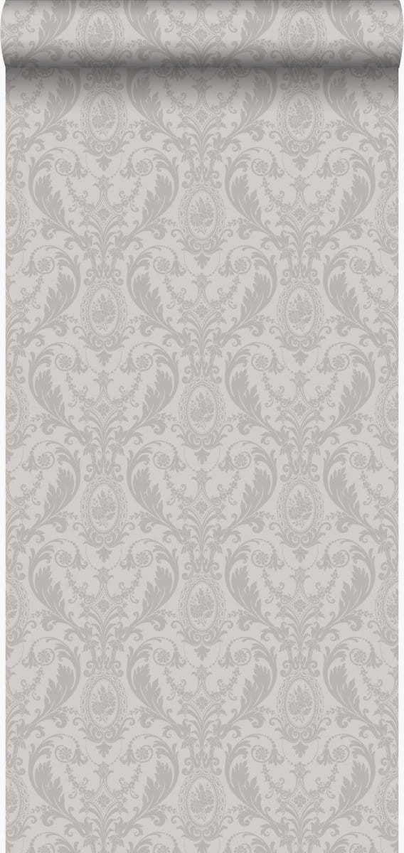 Origin Wallcoverings behang ornamenten grijs - 53 cm x 10.05 m - 346217