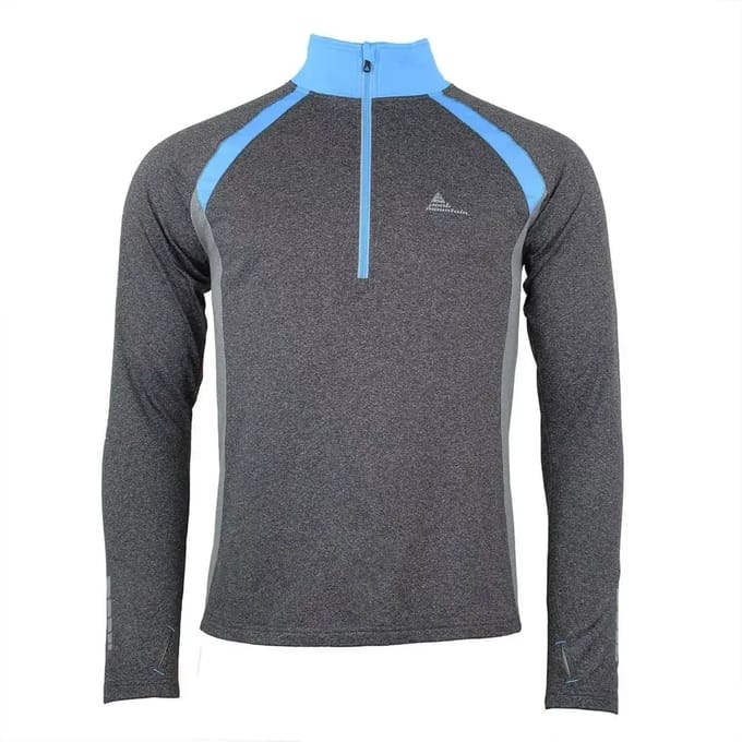 1st skin T-shirt met rits Peak Mountain Cankora