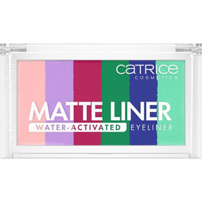 Oogschaduw paletten Catrice Matte Liner Wateractieve Eyelinerpalette