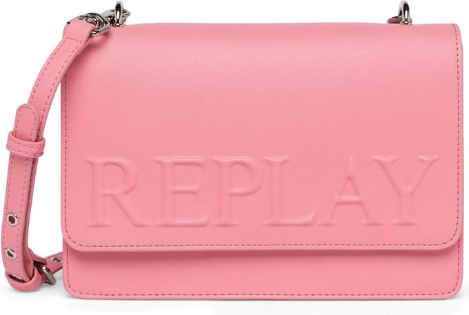 REPLAY Schoudertas Crossbody Bag Caramel Pink Roze