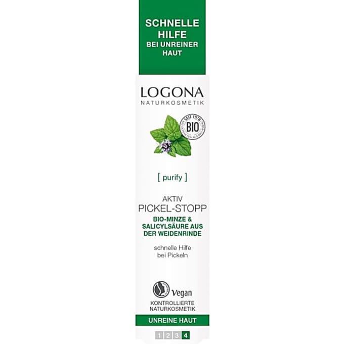 Logona Anti-puistjesstick Bio Munt onzuivere huid