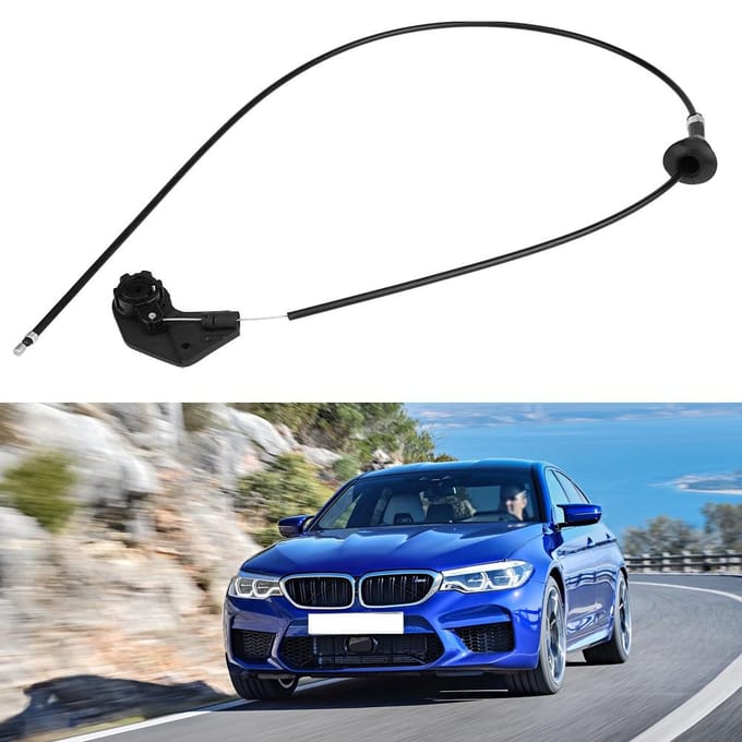 Câble de déverrouillage de capot pour BMW E39 525i 530i 51238176595 black