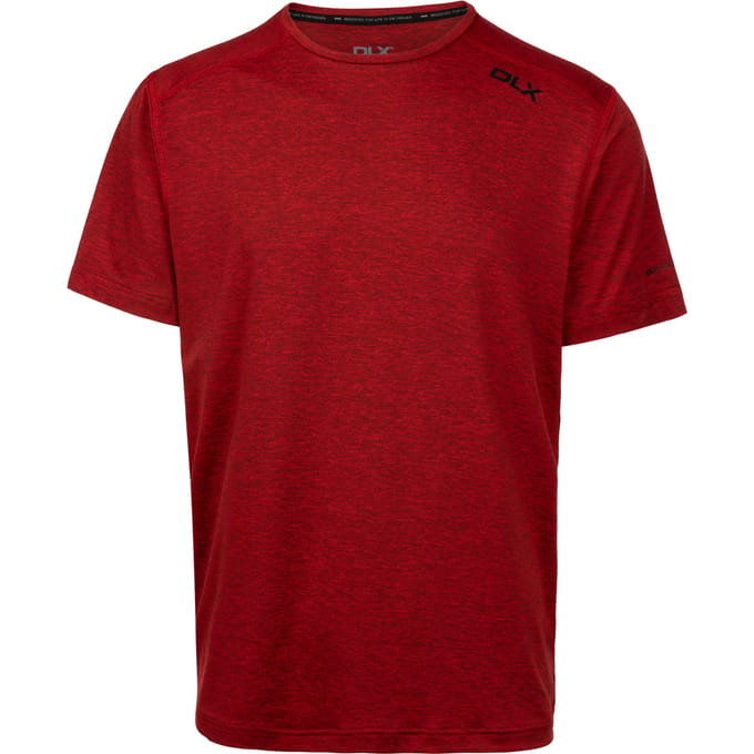 Trespass Heren Doyle DLX Marl T-Shirt (Rode mergel)